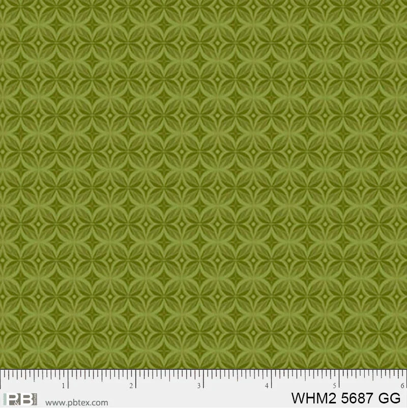 Whimsy II / Kaleidoscope Geo / Green