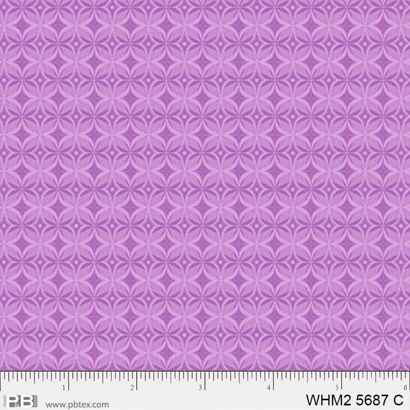 Whimsy II / Kaleidoscope Geo / Purple