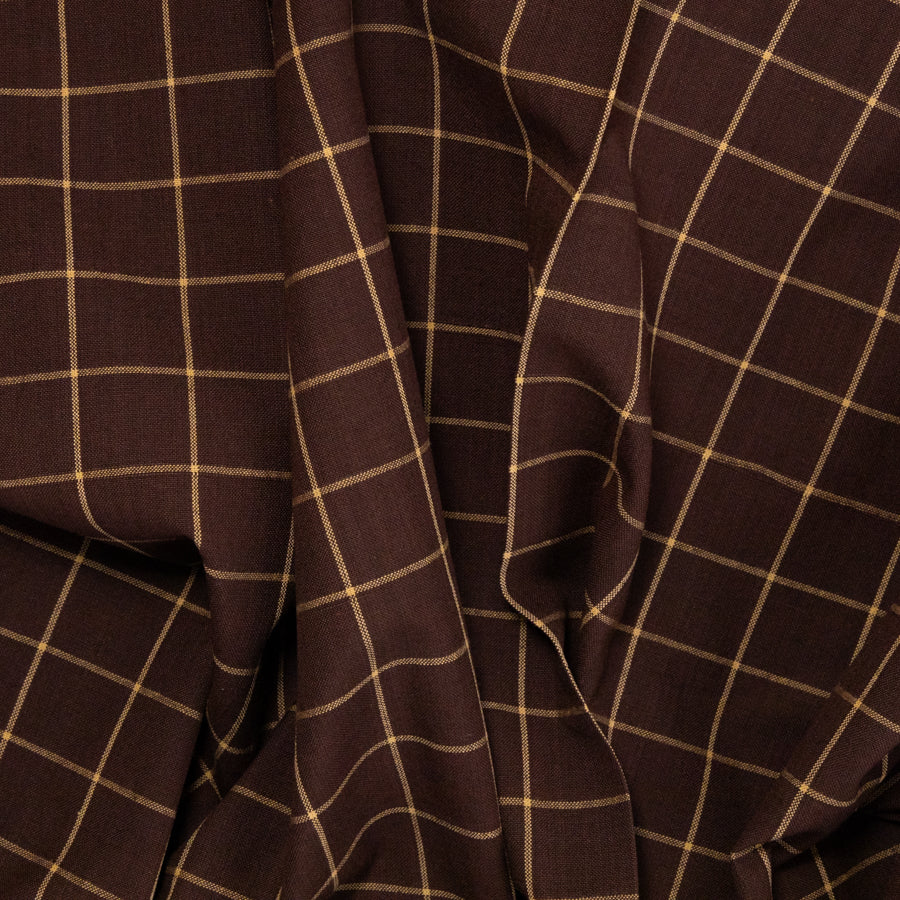 Windowpane Plaid / Brown