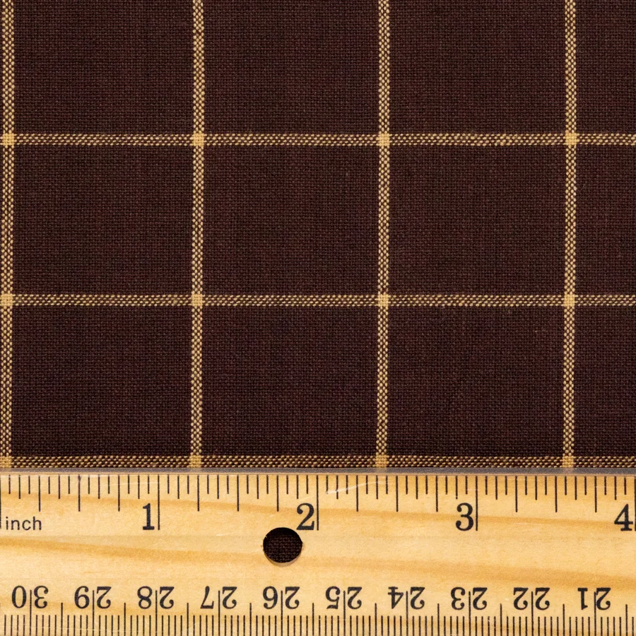 Windowpane Plaid / Brown - Image 3