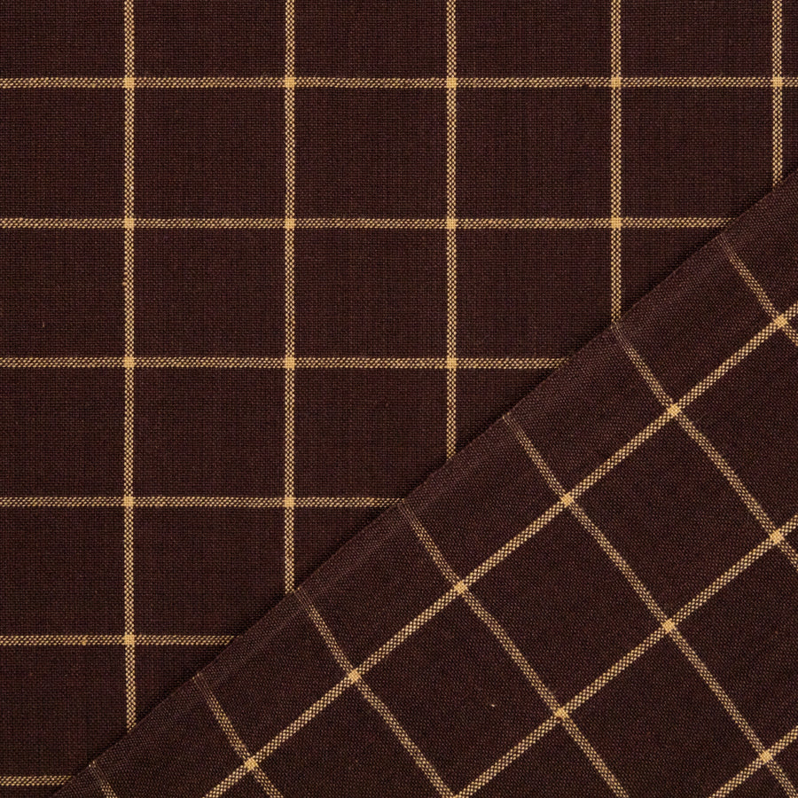 Windowpane Plaid / Brown - Image 4