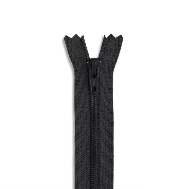 YKK #3 6" Nylon Coil Non-Separating Pant-Skirt-Dress-Bag-Upholstery Zipper / Black (580)
