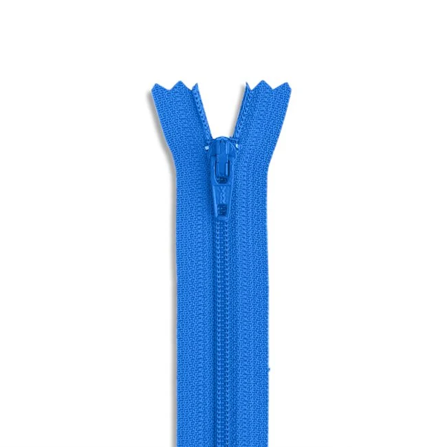 YKK #3 6" Nylon Coil Non-Separating Pant-Skirt-Dress-Bag-Upholstery Zipper / Cyan Blue (298)