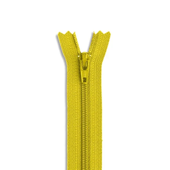 YKK #3 6" Nylon Coil Non-Separating Pant-Skirt-Dress-Bag-Upholstery Zipper / Lemon (504)